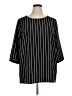 Chico's Black 3/4 Sleeve T-Shirt Size XL (3) - photo 1