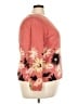 Judith Hart Floral Orange Silk Pullover Sweater Size 3X - photo 4