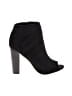Just Fab Black Ankle Boots Size 10 - photo 1