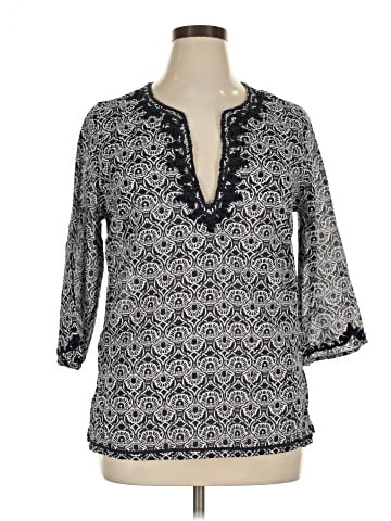 Saint Tropez West 3/4 Sleeve Blouse (view 1)