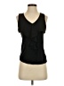 Deletta 100% Cotton Black Sleeveless Blouse Size XS - photo 1