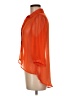 Tramp 100% Polyester Orange 3/4 Sleeve Blouse Size M - photo 5