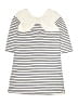 Crazy 8 100% Cotton Stripes Ivory Dress Size 14 - 16 - photo 2