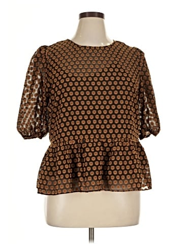 NANETTE Nanette Lepore 3/4 Sleeve Blouse (view 1)
