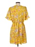 BCBGeneration 100% Polyester Tropical Yellow Casual Dress Size S - photo 2
