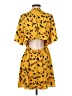BCBGeneration 100% Polyester Yellow Casual Dress Size S - photo 2