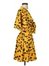 BCBGeneration 100% Polyester Yellow Casual Dress Size S - photo 4
