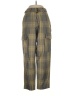 French Connection Plaid Green Cargo Pants Size 0 - photo 1