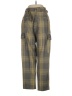 French Connection Plaid Green Cargo Pants Size 0 - photo 2