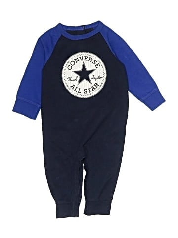 Converse Long Sleeve Onesie (view 1)