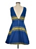 Alice + Olivia Stripes Blue Casual Dress Size 8 - photo 2