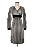 Grace Elements Houndstooth Black Cocktail Dress Size S - photo 1