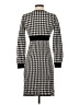 Grace Elements Houndstooth Black Cocktail Dress Size S - photo 2
