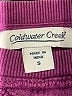 Coldwater Creek 100% Cotton Paisley Purple Pullover Sweater Size S - photo 7