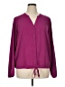 Apt. 9 100% Polyester Purple Long Sleeve Blouse Size XL - photo 1