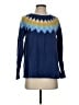 St. John's Bay Chevron-herringbone Blue Pullover Sweater Size S - photo 1