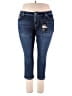 Love Indigo Graphic Blue Jeans Size 18 - photo 1