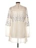 Indigo Thread Co. 100% Polyester Ivory Casual Dress Size L - photo 2