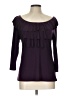 Carol Rose Purple 3/4 Sleeve Top Size L - photo 1