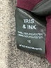 iris 100% Polyester Burgundy Cocktail Dress Size 10 - photo 8