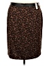 Talbots Animal Print Brown Casual Skirt Size 12 Petite - photo 2