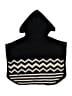 Zara Chevron-herringbone Black Poncho Size 8 - photo 2