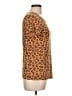 ALTERNATIVE Animal Print Brown Short Sleeve T-Shirt Size L - photo 4