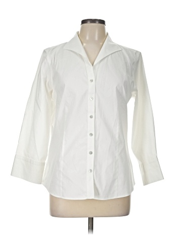 Coldwater Creek 3/4 Sleeve Button-Down Shirt (view 1)