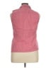 Talbots Polka Dots Pink Sleeveless Button-Down Shirt Size 14 - photo 2