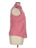 Talbots Polka Dots Pink Sleeveless Button-Down Shirt Size 14 - photo 4