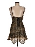 Free People Animal Print Brown Cocktail Dress Size 6 - photo 2