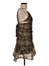 Free People Animal Print Brown Cocktail Dress Size 6 - photo 4