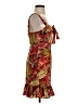 Guess 100% Polyester Tropical Red Cocktail Dress Size S - photo 4