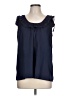 Tommy Hilfiger 100% Polyester Blue Sleeveless Blouse Size L - photo 1