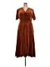 Simplee Brown Cocktail Dress Size 4X - photo 1
