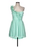 City Triangles 100% Polyester Green Cocktail Dress Size 11 - photo 1
