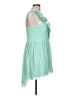 City Triangles 100% Polyester Green Cocktail Dress Size 11 - photo 4
