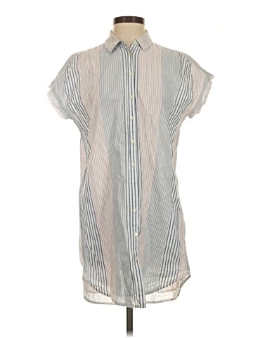 Madewell Central Shirtdress in Rawley Stripe (view 1)