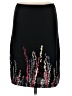 BCBG Graphic Black Casual Skirt Size M - photo 1