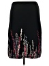 BCBG Graphic Black Casual Skirt Size M - photo 2