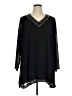Lucky & Coco 100% Polyester Black 3/4 Sleeve Blouse Size 1X - photo 1