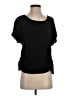 Ella Moss Black Short Sleeve Top Size XS - photo 1