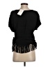 Ella Moss Black Short Sleeve Top Size XS - photo 2