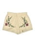 Zara Floral Ivory Shorts Size S - photo 1