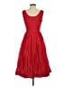 J. Peterman Solid Red Cocktail Dress Size 2 - photo 2