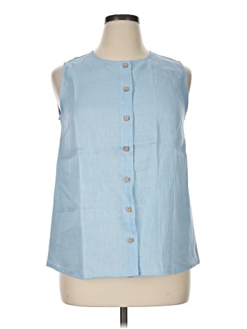 Lintico Sleeveless Button-Down Shirt (view 1)