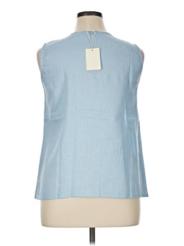 Lintico Sleeveless Button-Down Shirt (view 2)