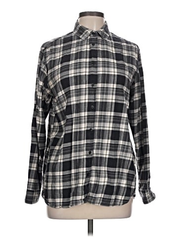 Uniqlo Long Sleeve Button-Down Shirt (view 1)
