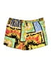 MNG 100% Polyester Print Yellow Shorts Size 4X - photo 2