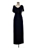 Connected Apparel Blue Cocktail Dress Size 6 - photo 1